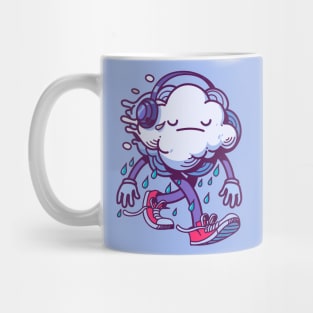 Sad Songs Storm Cloud Crying Rain Mug